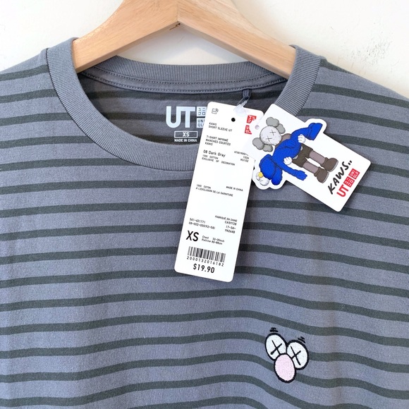 Kaws x Uniqlo BFF Unisex Striped Tee - Picture 3 of 8